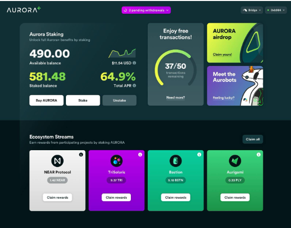 Команда Aurora проведет аирдроп нативного токена и запустит новую платформу