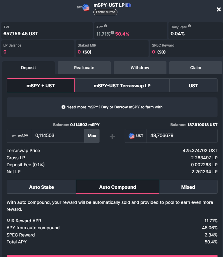 Как заработать на стейблкоинах и синтетических акциях в экосистеме Terra (часть 2)