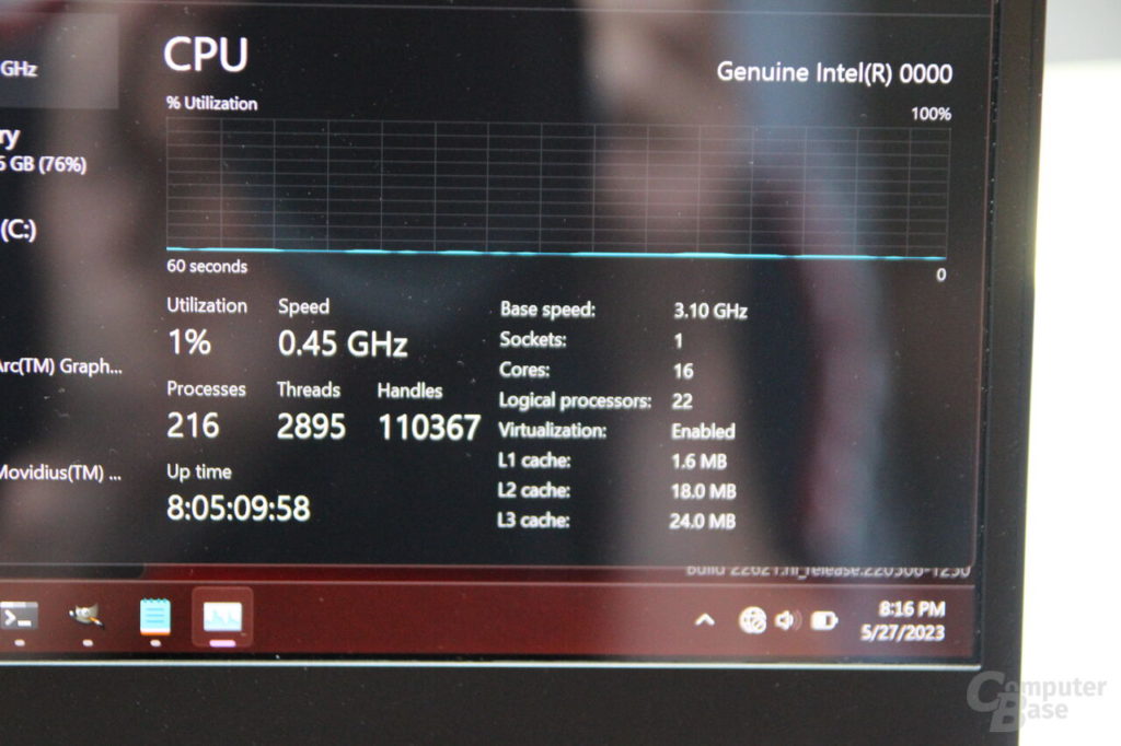 Характеристики Intel Meteor Lake