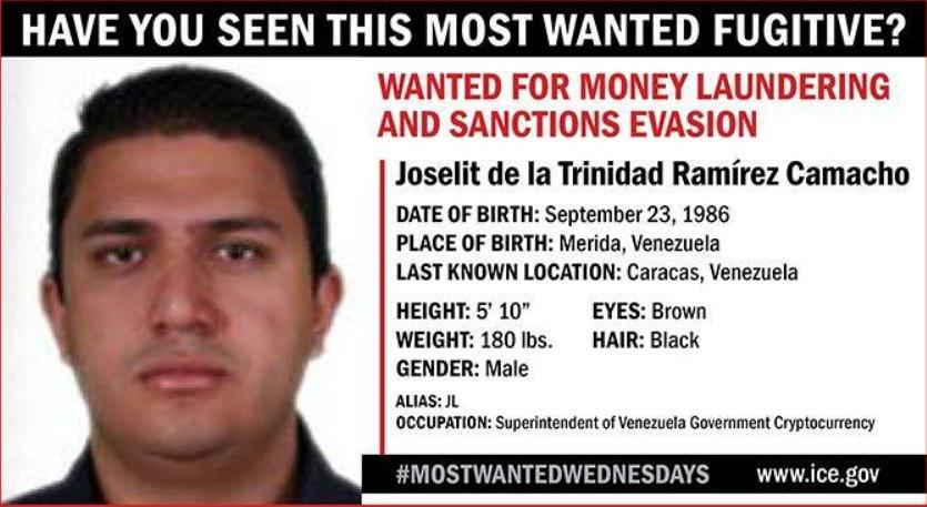 Власти США открыли охоту на администратора цифровой валюты Венесуэлы El Petro