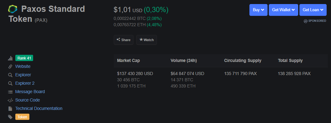 Процессинговый сервис BitPay добавит поддержку стейблкоина Paxos