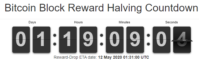 Цена биткоина рухнула ниже $9000 в преддверии халвинга