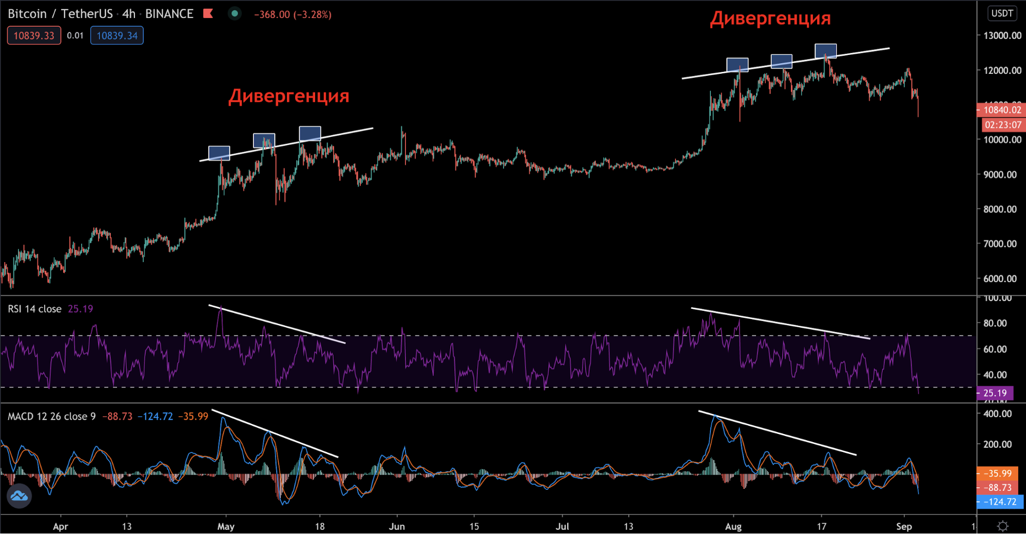 Трейдер назвал причины падения биткоина с отметки $12 000