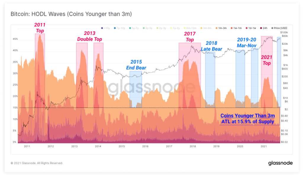 Glassnode: недавний обвал биткоина не повлиял на настрой долгосрочных инвесторов
