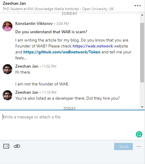 Российский разработчик обвинил в мошенничестве блокчейн-стартап, оценивающийся в $38 млн