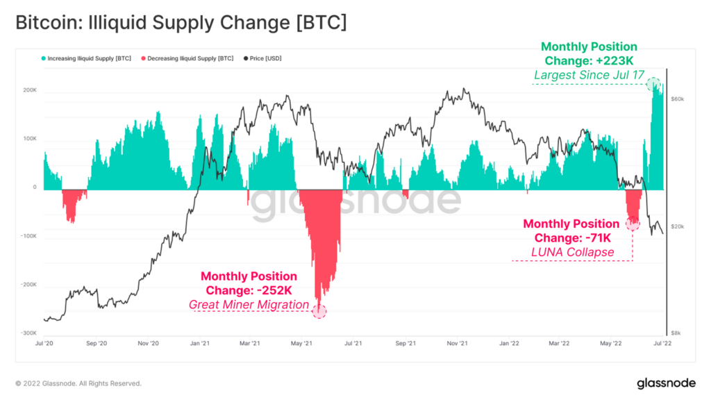 Glassnode: на страже рынка остались только ходлеры