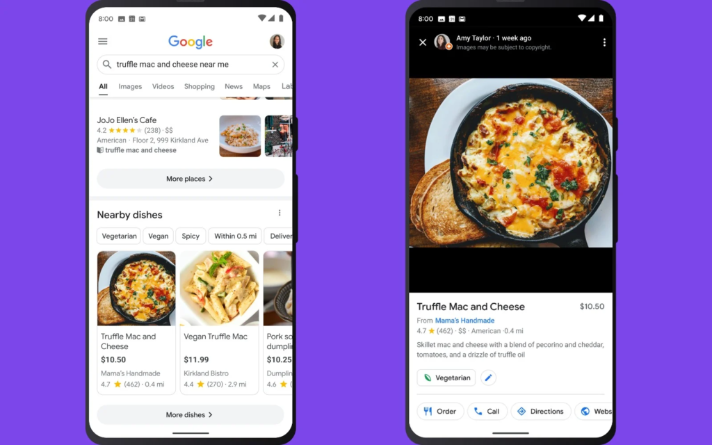 Google выпустила AR-поиск заведений в «Картах»