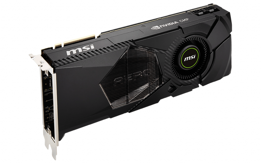 MSI выпустила третью по производительности видеокарту Nvidia для майнинга