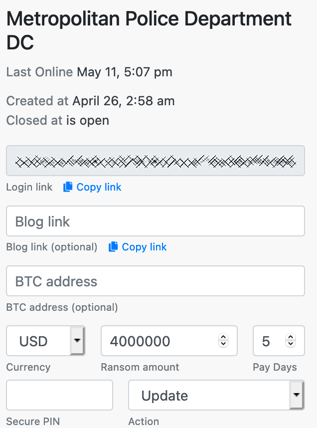 СМИ: данные полицейских США утекли в сеть из-за отказа платить $4 млн в биткоинах
