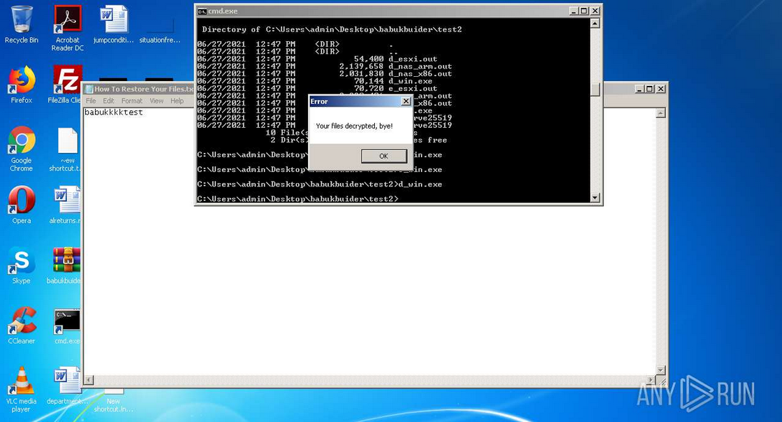 Шаблон для создания вымогателя Babuk Locker попал в открытый доступ