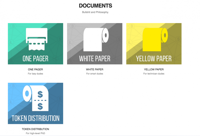 Сайт Yet Another ICO высмеивает скам, создавая лендинг шуточных стартапов