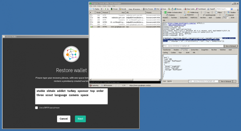 Десктоп-кошелек Coinomi проверяет правописание seed-фраз. Функция позволила украсть $70 000 в криптовалюте