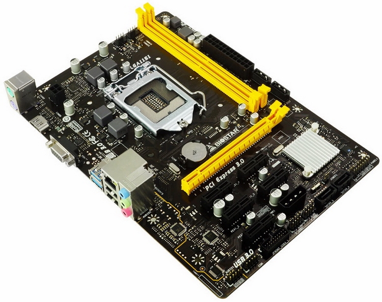 Biostar представила материнскую плату H110M-BTC — основу для минифермы
