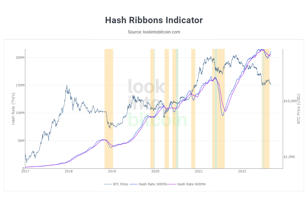 Август 2022 в цифрах: коррекция биткоина, рост доходов майнеров и отток ликвидности из DeFi