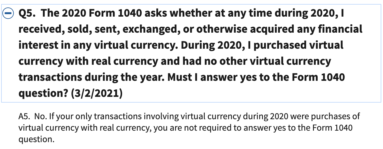 Налоговая США объяснила, в каких случаях не нужно сообщать о биткоине в декларации