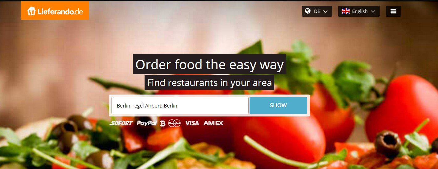 Крупная европейская сеть доставки еды начала принимать биткоин