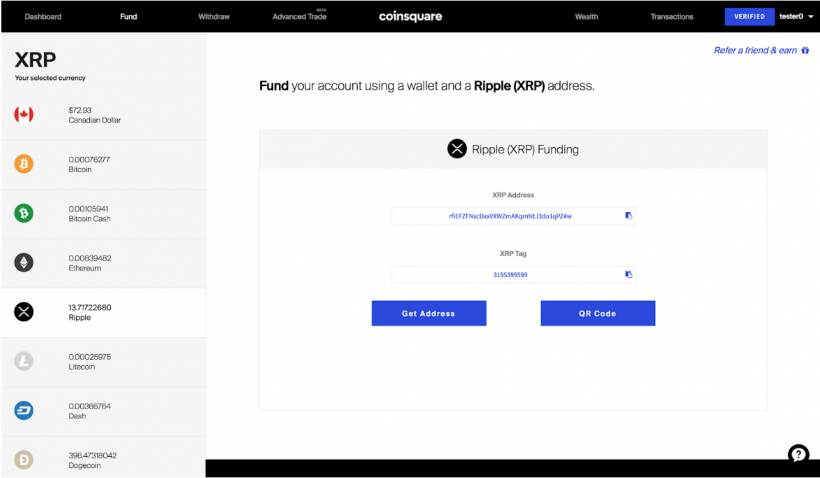 Биткоин-биржа Coinsquare добавила поддержку Ripple в бета-режиме