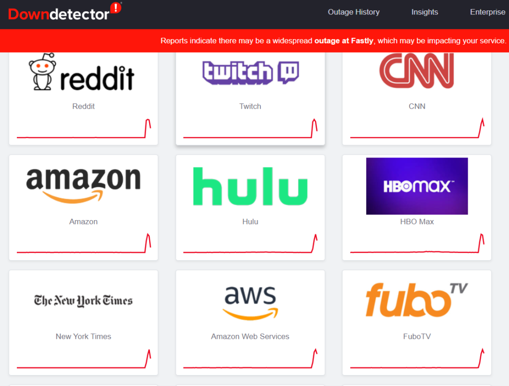 Reddit, GitHub и Twitch: в работе сайтов по всему миру зафиксированы сбои