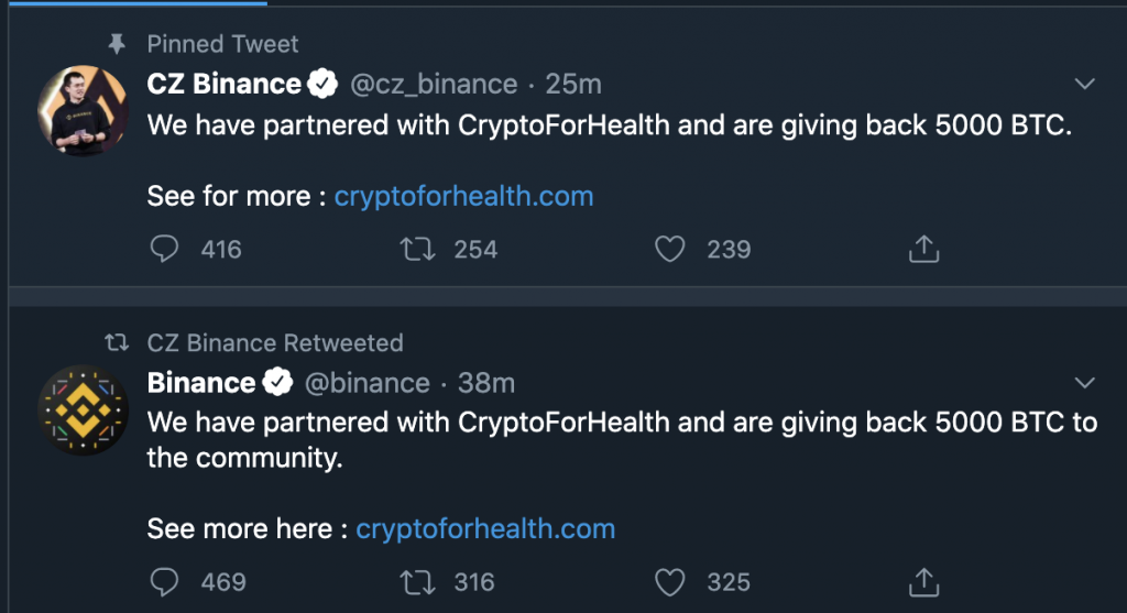 Неизвестные взломали Twitter-аккаунты Чанпэна Чжао, Илона Маска, Джеффа Безоса и Билла Гейтса