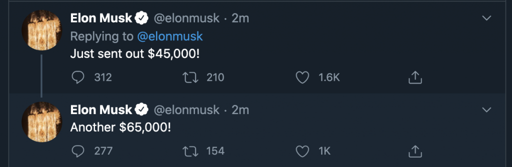 Неизвестные взломали Twitter-аккаунты Чанпэна Чжао, Илона Маска, Джеффа Безоса и Билла Гейтса