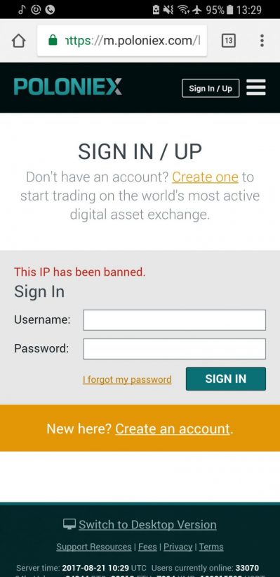 Poloniex разблокировала все транзакции российского блокчейн-стартапа