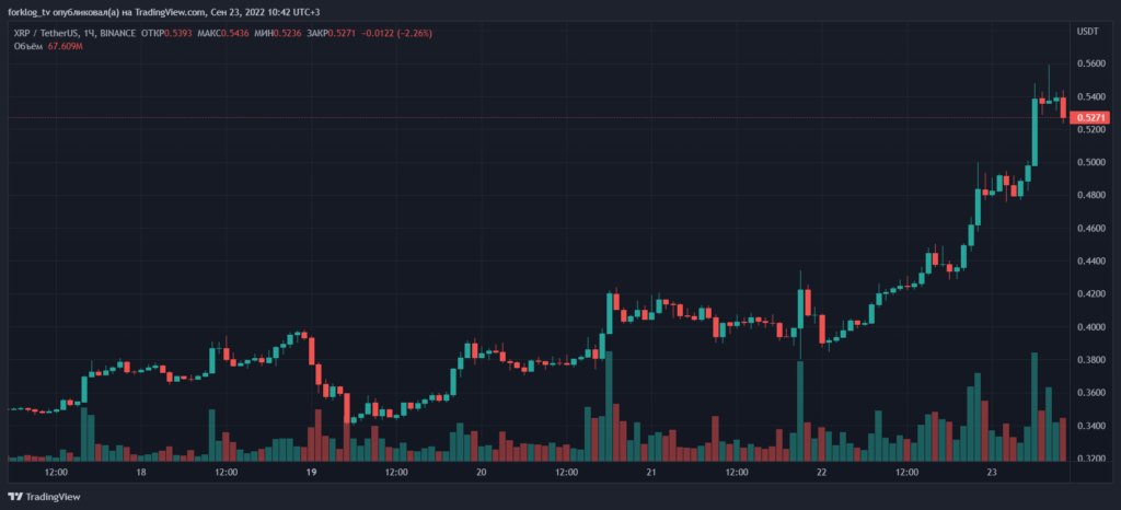 Глава Ripple исключил передачу спора с SEC присяжным. Цена XRP выросла на 30%