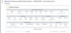 Binance запустила две платформы для фьючерсных продуктов