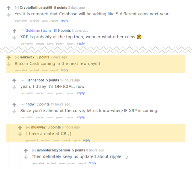 В сети появились доказательства инсайдерского трейдинга в Coinbase