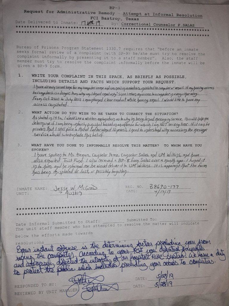 Бывший хакер GhostExodus рассказал о показательном приговоре и нечеловеческих условиях американских тюрем