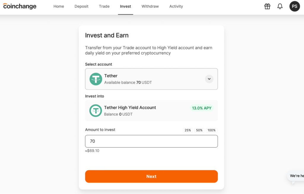Как выжать максимум пассивного дохода из стейблкоинов: обзор платформы Coinchange