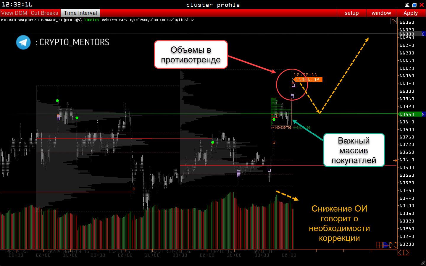 Трейдер назвал важный уровень сопротивления биткоина выше отметки $11 000
