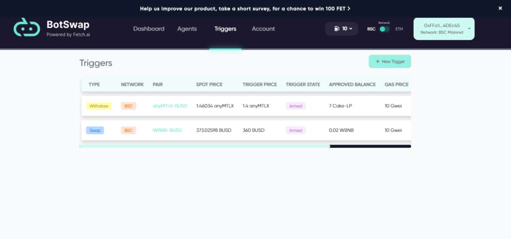 BotSwap: как приложение от Fetch.ai упрощает торговлю на Uniswap и PancakeSwap