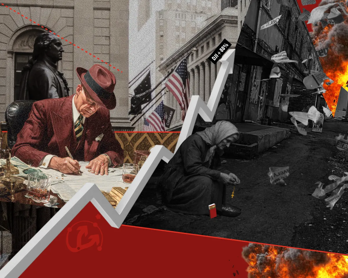 Profiting while blood runs in the streets