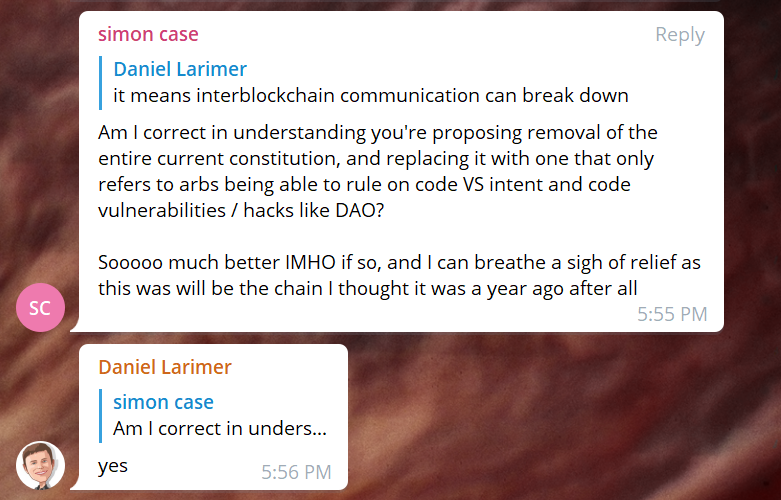 Дэн Лаример предлагает переписать конституцию EOS