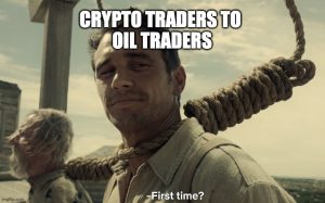 Нефть в минусах, коронакризис в разгаре? **Биткоин вошел в чат**