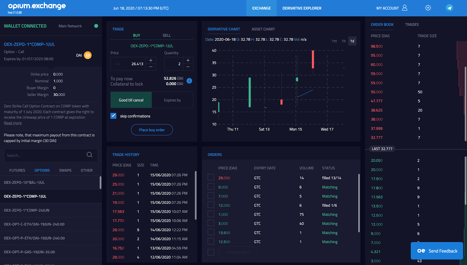 Вестник DeFi: взрывной рост Compound и новые опции для держателей биткоина