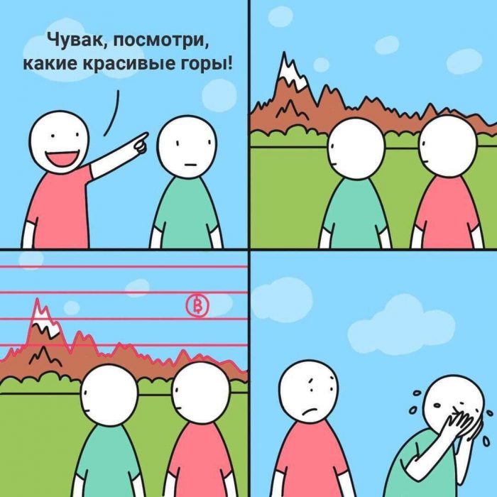 Будем падать, пока не вырастем: даунтренд-2018 в мемах