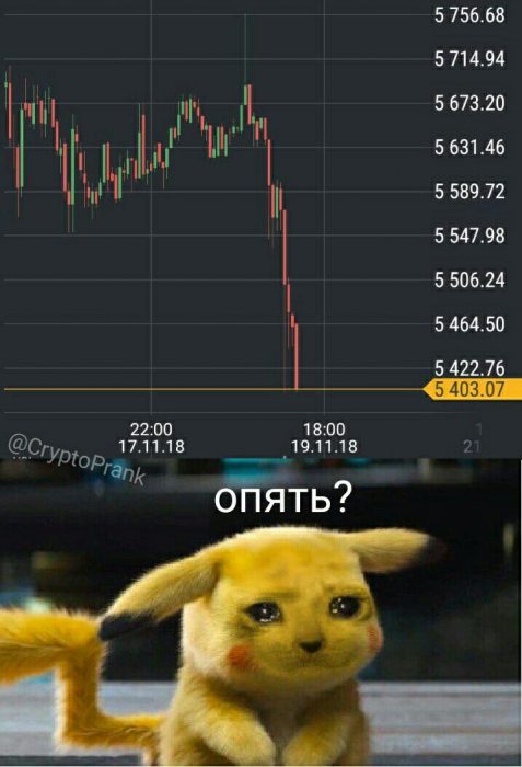 Будем падать, пока не вырастем: даунтренд-2018 в мемах