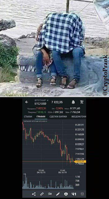 Ох уж эти сливы: биткоин летит вниз, депозит стремится к нулю