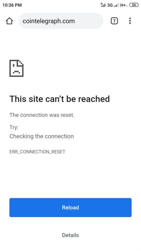 Cointelegraph заблокирован в РФ на основании приказа налоговой службы