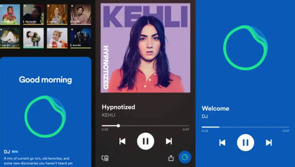 Плейлист Spotify с ИИ-диджеем