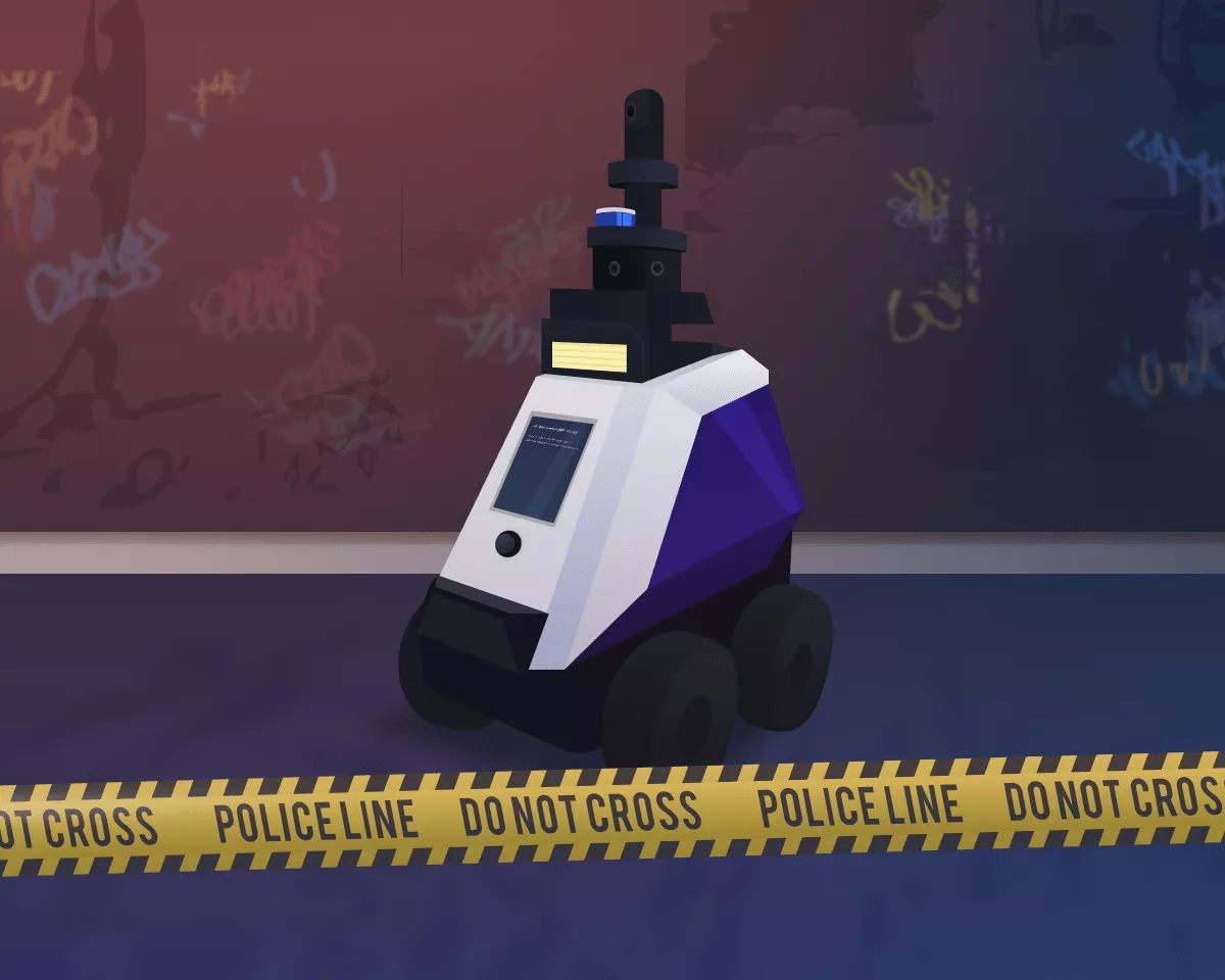 В США робокурьер Uber проник на место преступления