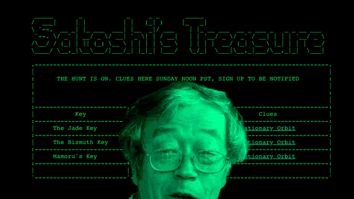 Стартовала глобальная игра Satoshi’s Treasure. Победителю достанется $1 млн