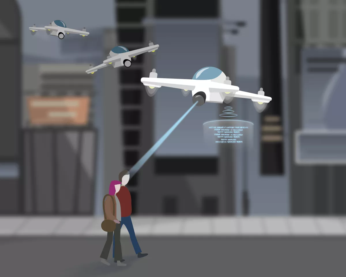 Дроны для наблюдения