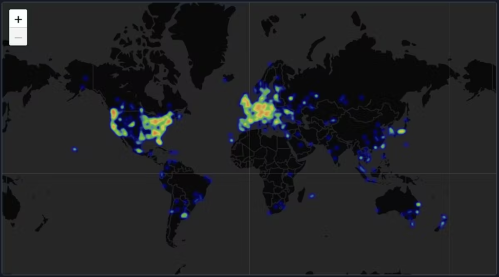 тепловая карта эфир