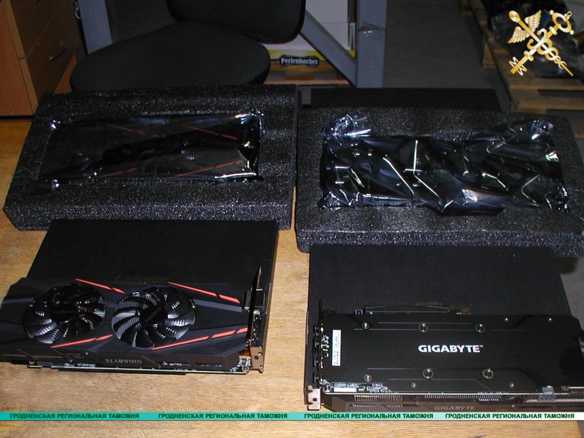 В Беларуси задержан россиянин с видеокартами для майнинга на сумму €16 тысяч